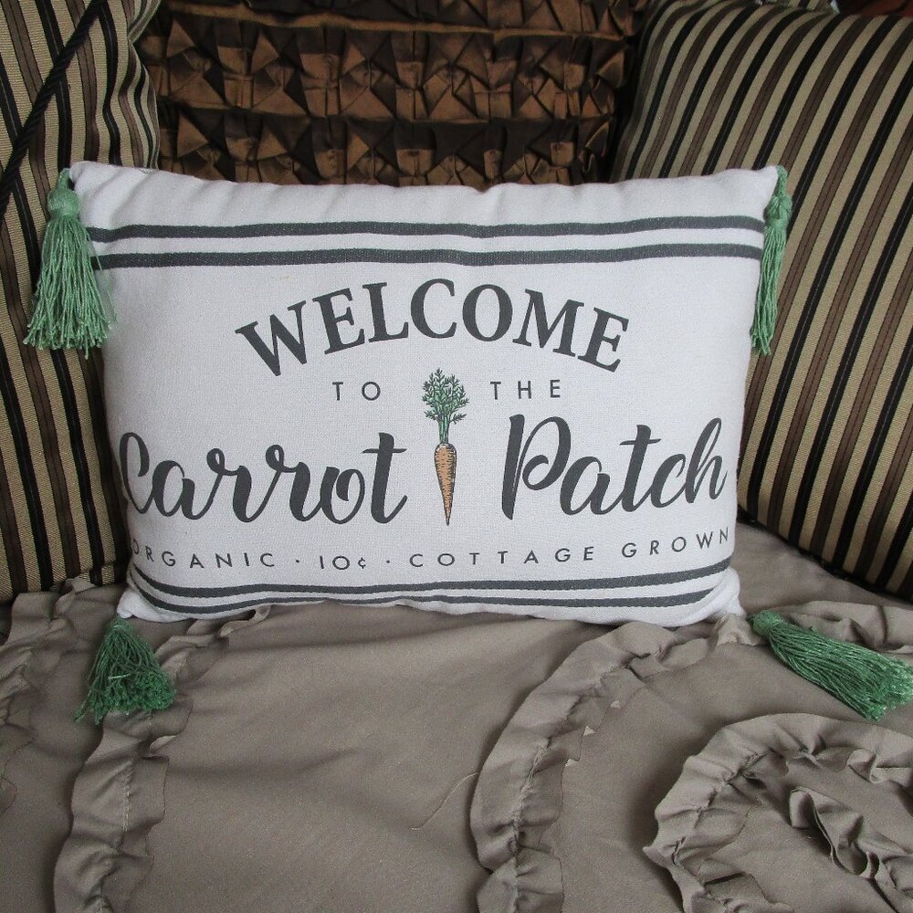 organic cotton decorative pillow